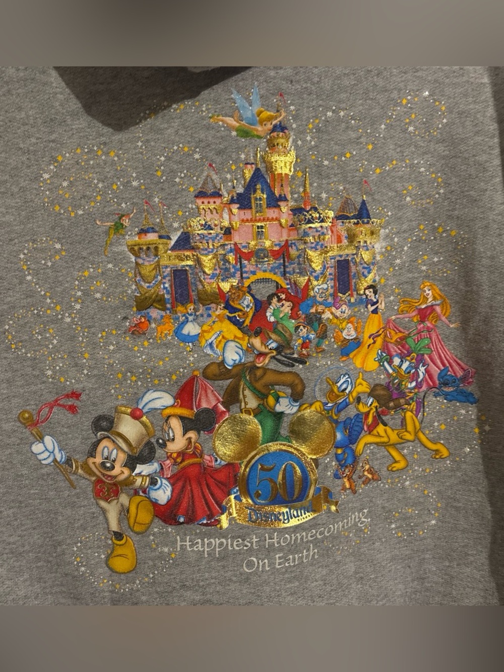 Vintage Disneyland 50th Anniversary Hoodie